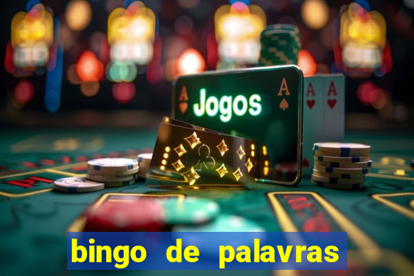 bingo de palavras de natal